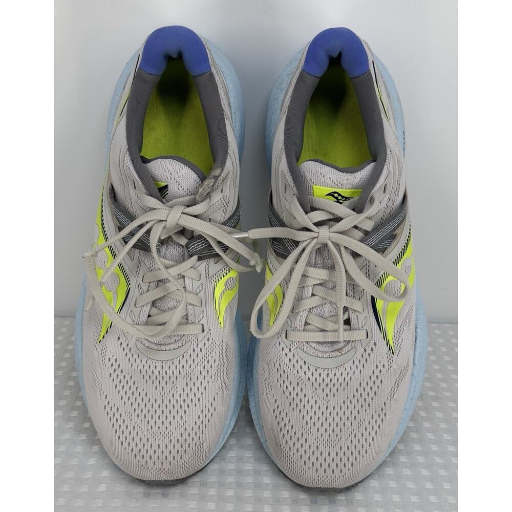Saucony Triumph 20 Womens 9.5 Shoes Gray Running Walking Sneaker S10759-15
